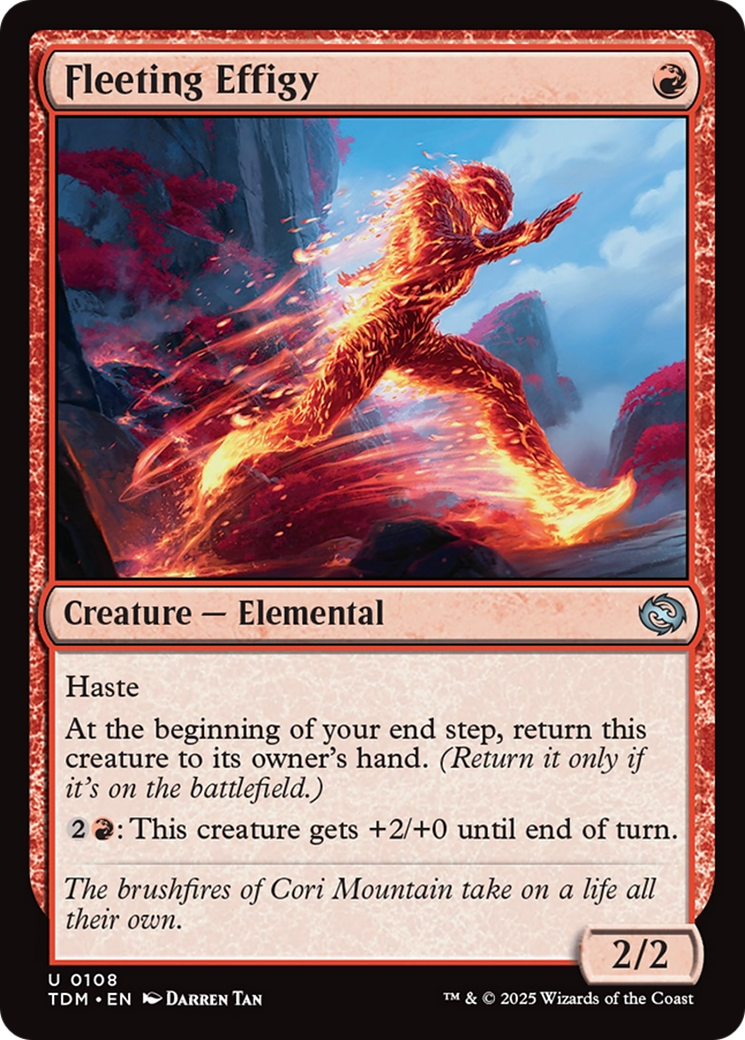 Fleeting Effigy - Magic the Gathering card